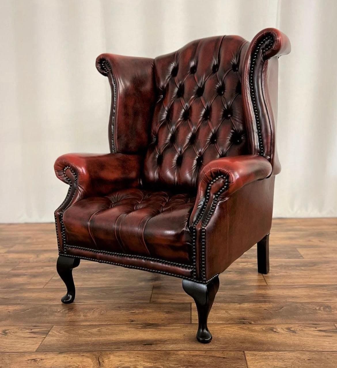 Heritage Tufted Wingback Armchair view